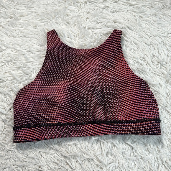 lululemon athletica Other - Lululemon Energy Bra High Neck *SeaWheeze Race Pace Flare Multi